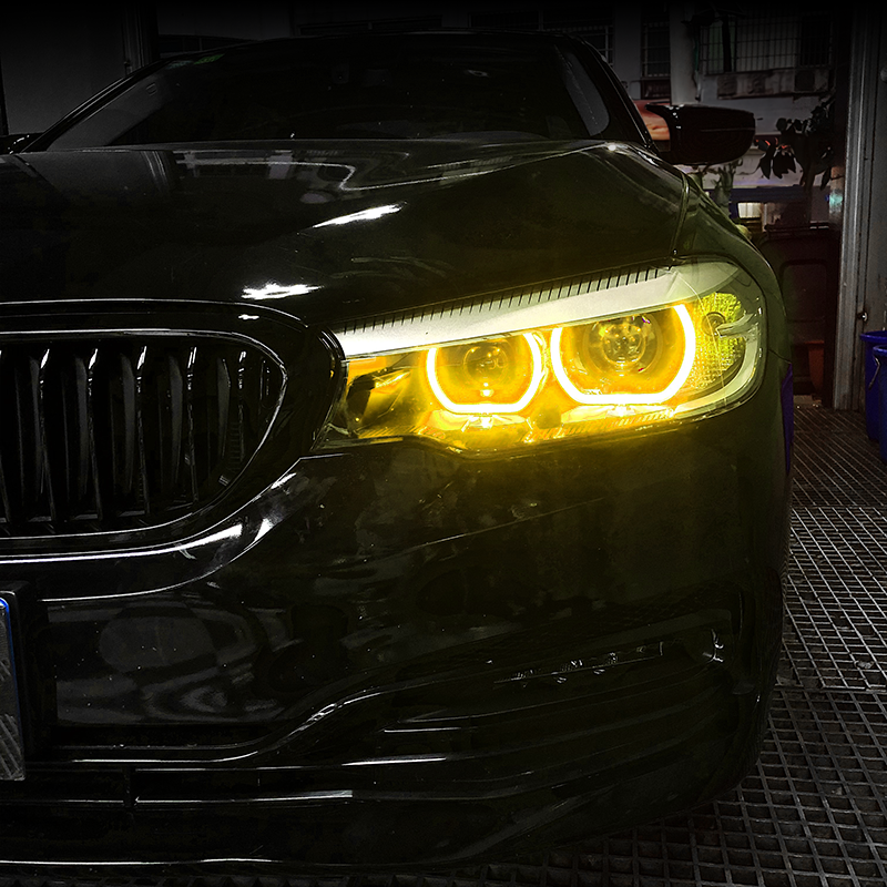 DRL Boards for BMW 5 Series - Yellow