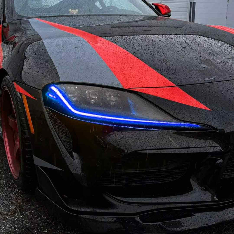 Blue DRL - Toyota Supra GR