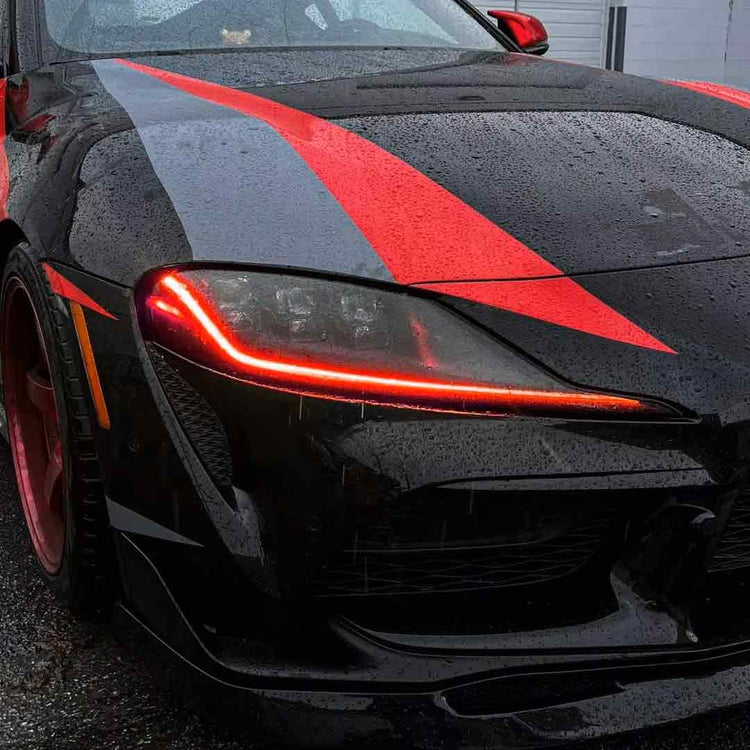 Red DRL - Toyota Supra GR