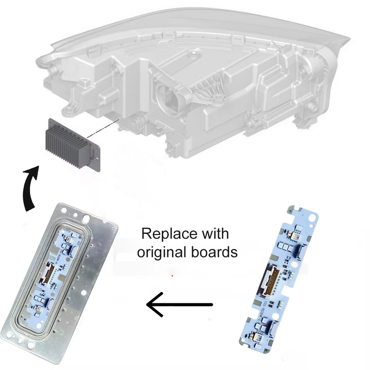 LED DRL Boards for BMW X1 (U11) & X2 (U10)