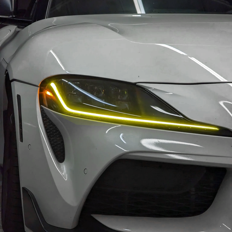 Yellow DRL - Toyota Supra GR